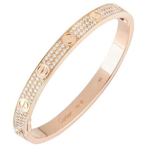 cartier full diamond bracelet